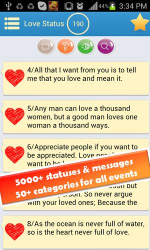 Status Message (+Love Status)