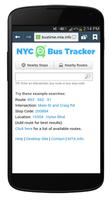 NYC Mta Bus Tracker