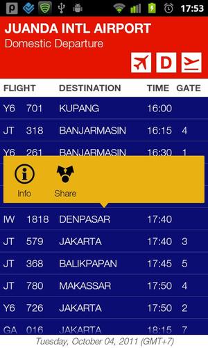 Indonesia FlightBoard