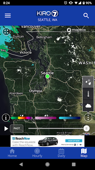 KIRO 7 PinPoint Weather App