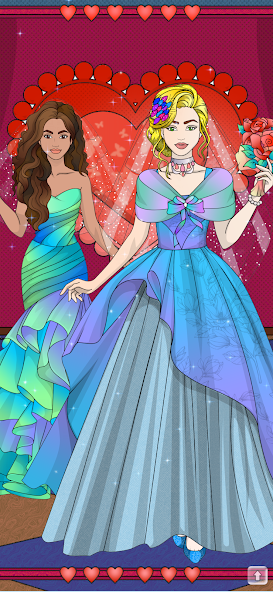 Wedding Coloring Dress Up Game