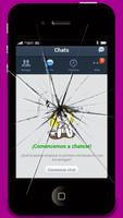 broken or cracked smartphone screen prank