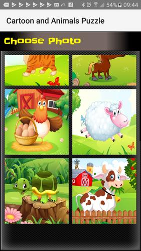 Sliding Puzzle Cartoon&Animals