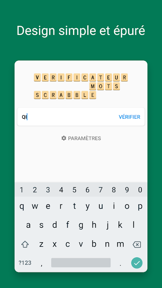 Verificateur Mots SCRABBLE