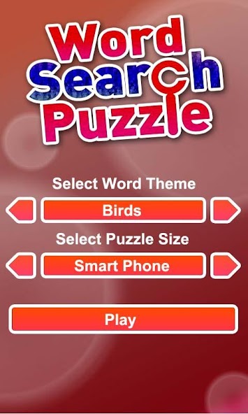 Word Search Puzzle