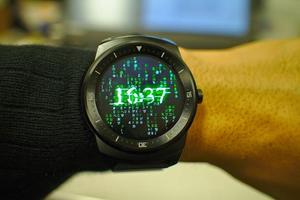 Matrix face for Android Wear