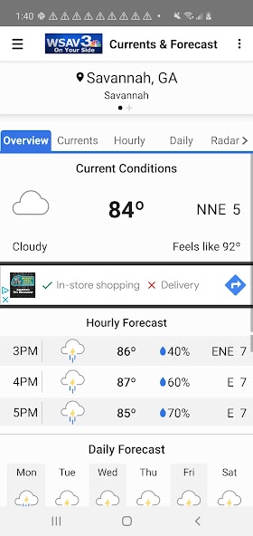 WSAV Weather Now