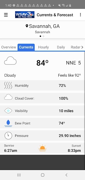 WSAV Weather Now