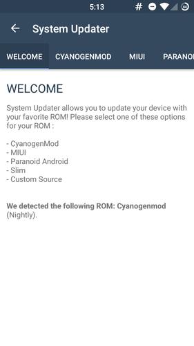 System Updater (ROM Download)