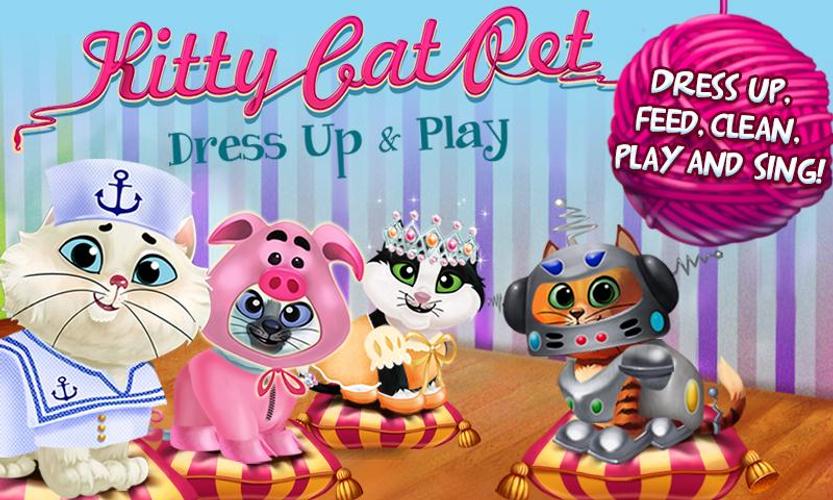 Kitty Cat Pet Dress Up & Care