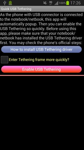 USB Tethering /Tether