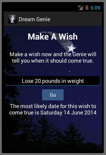 Make A Wish Come True Genie