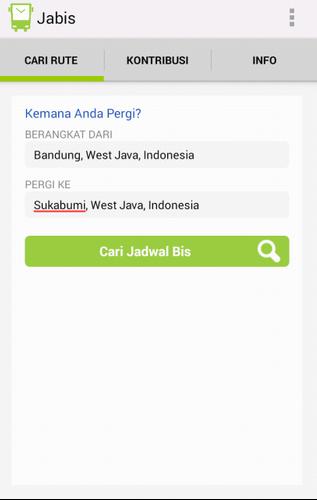 Jadwal dan Tarif Bis (Jabis)