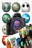 Mask Monster Photo Stickers