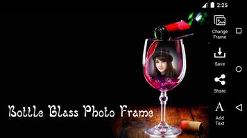 Bottle Glass Free Photo Frame