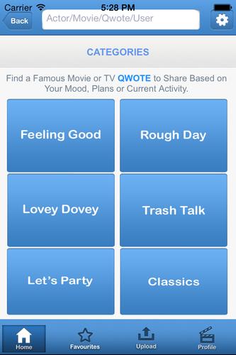 Qwotes Movie Clips Messaging