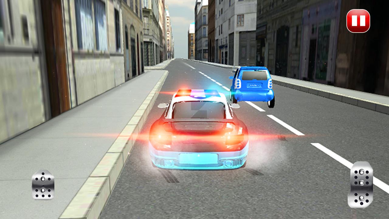 City Police Force Car Chase 3D