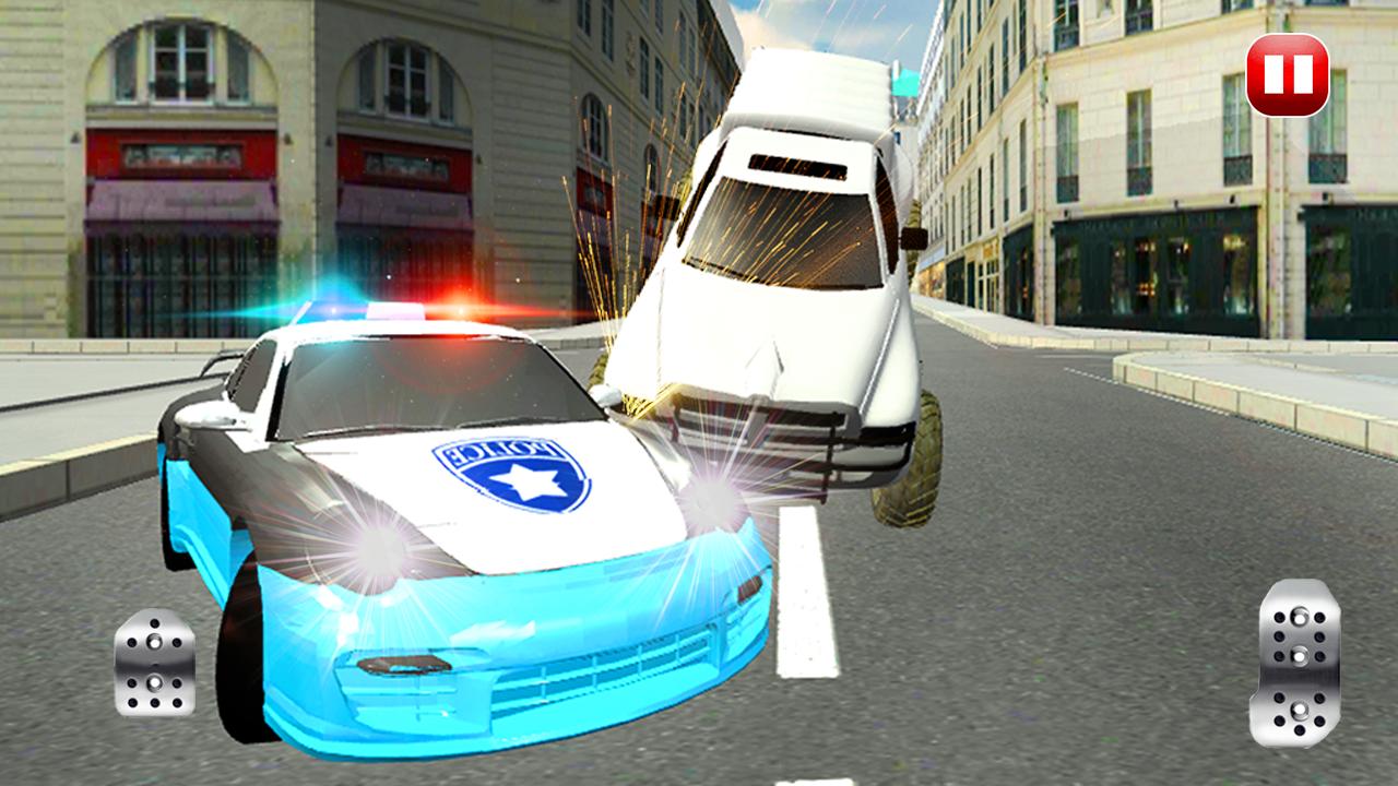 City Police Force Car Chase 3D