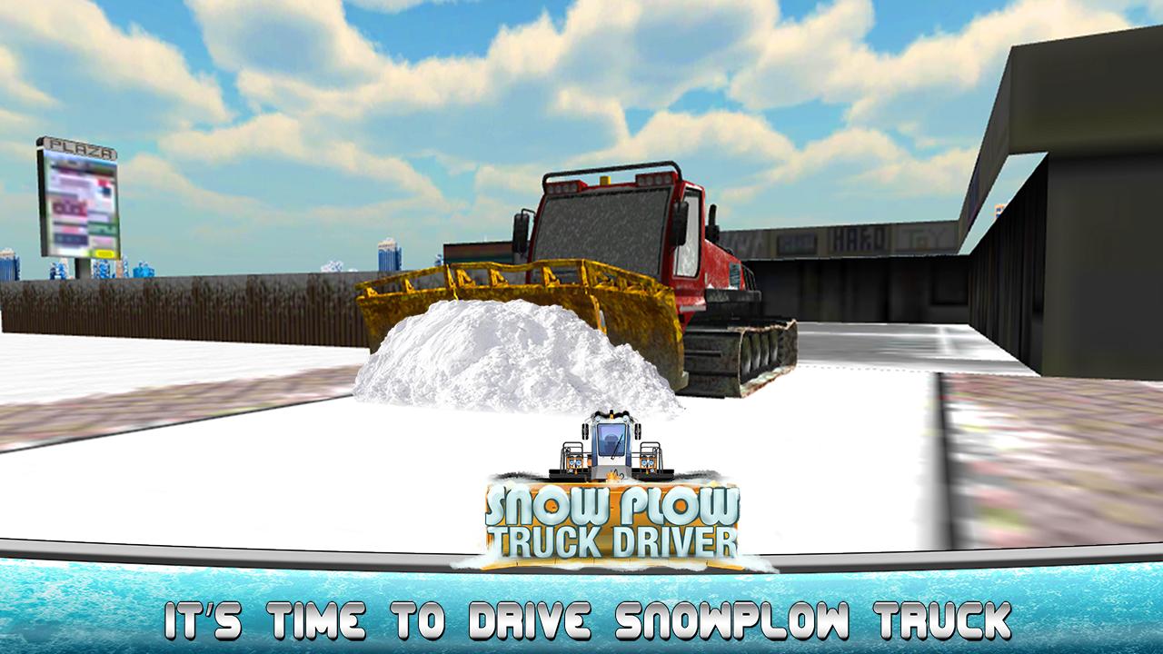 Snow Plow Truck Driver 3D