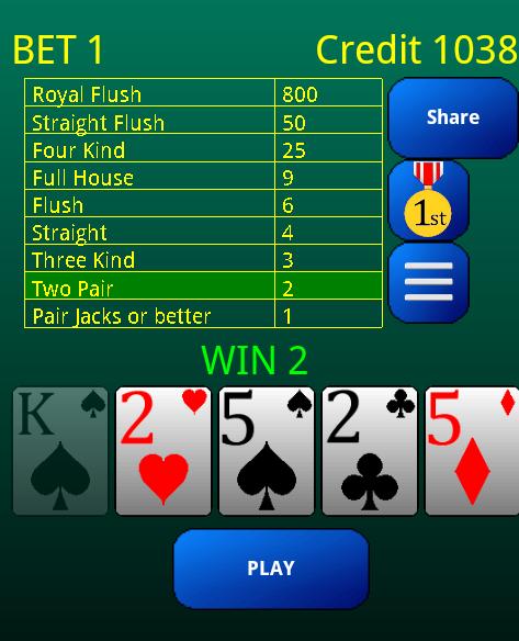 Video Poker Free