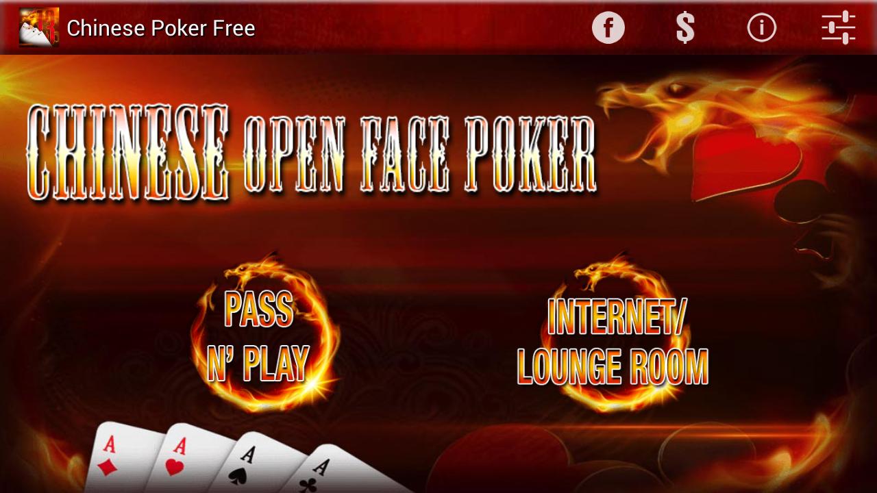 Chinese Open Face Poker Free