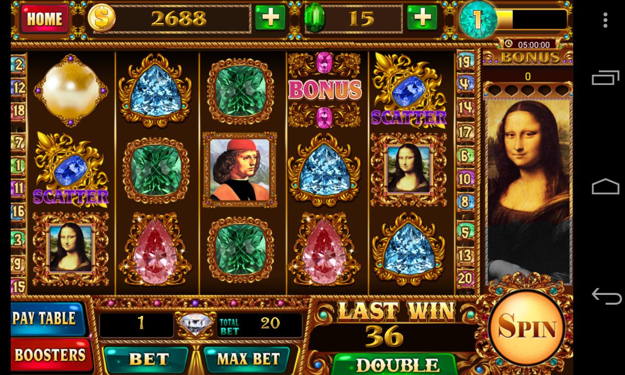 Slot of DaVinci Diamonds