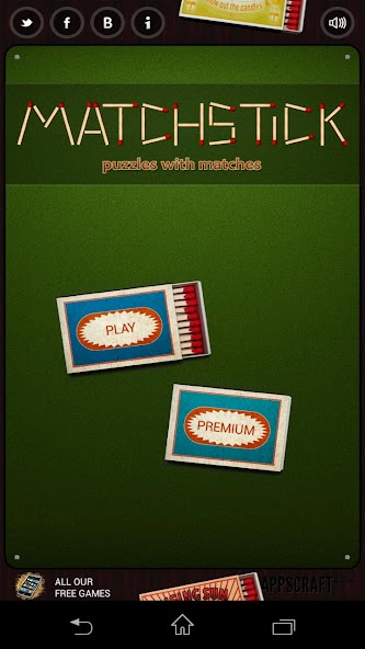 Matchsticks puzzle game