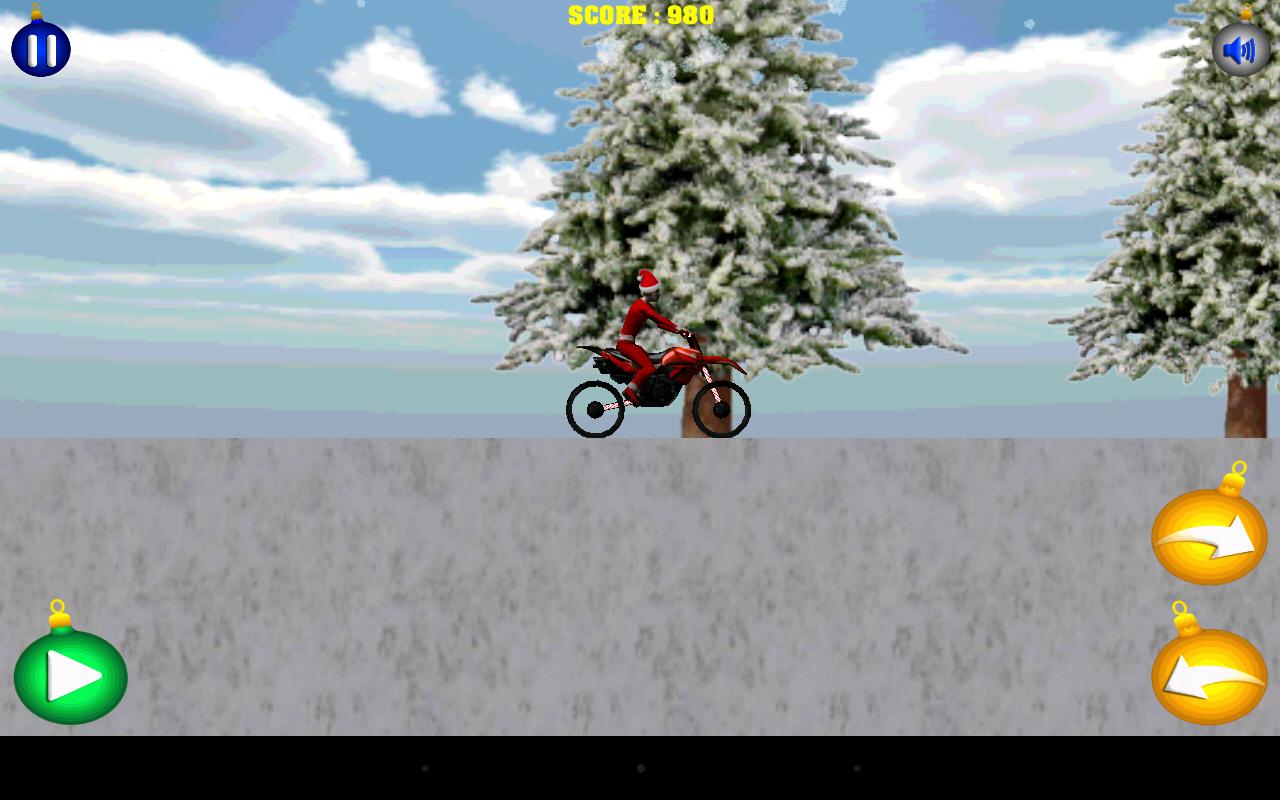 Christmas biker game