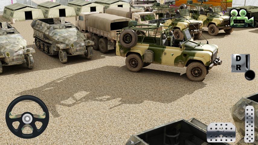 Drive and Park Military Jeep3D