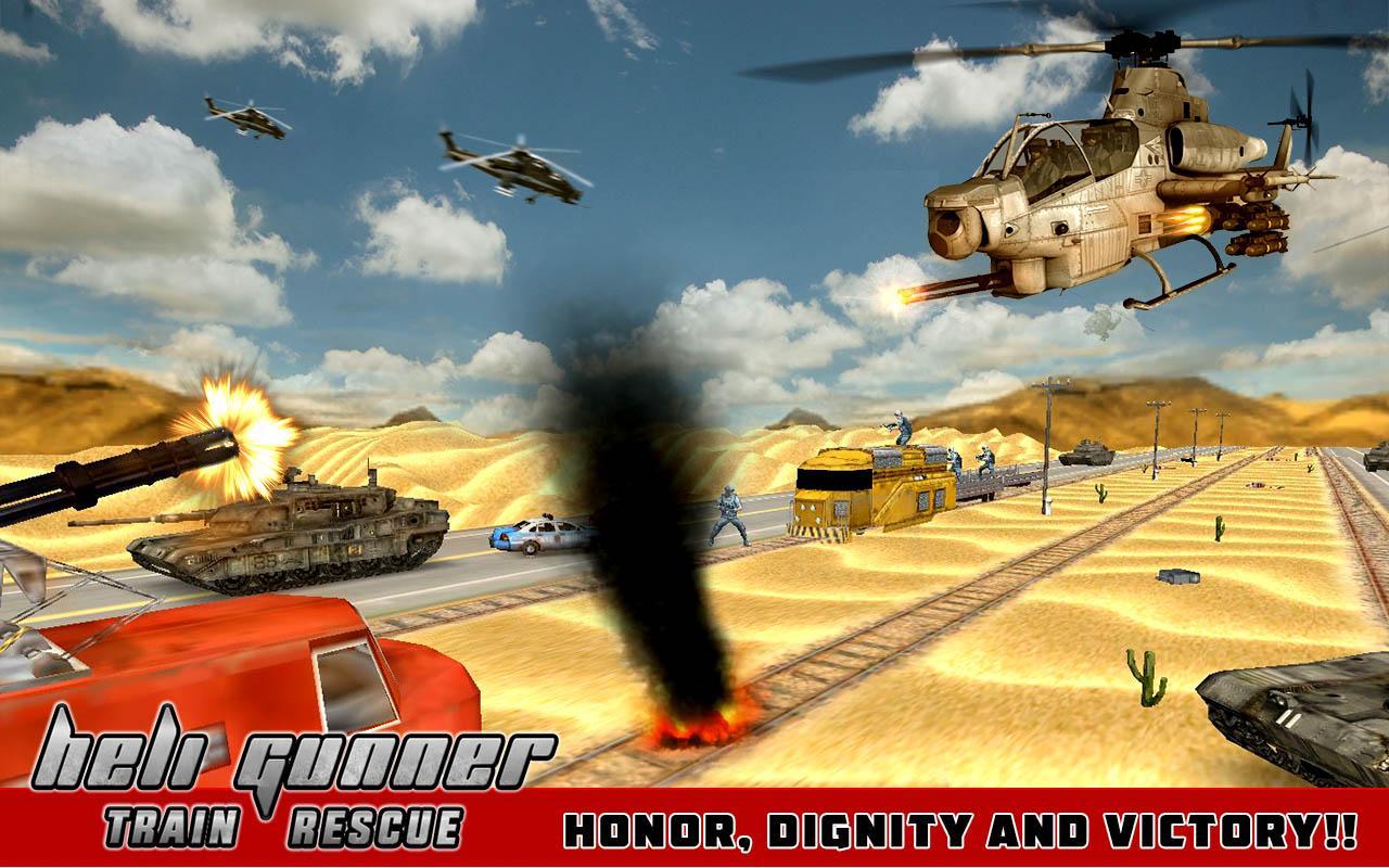 Heli Attack: Train Rescue