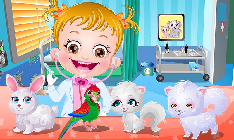 Baby Hazel Pet doctor