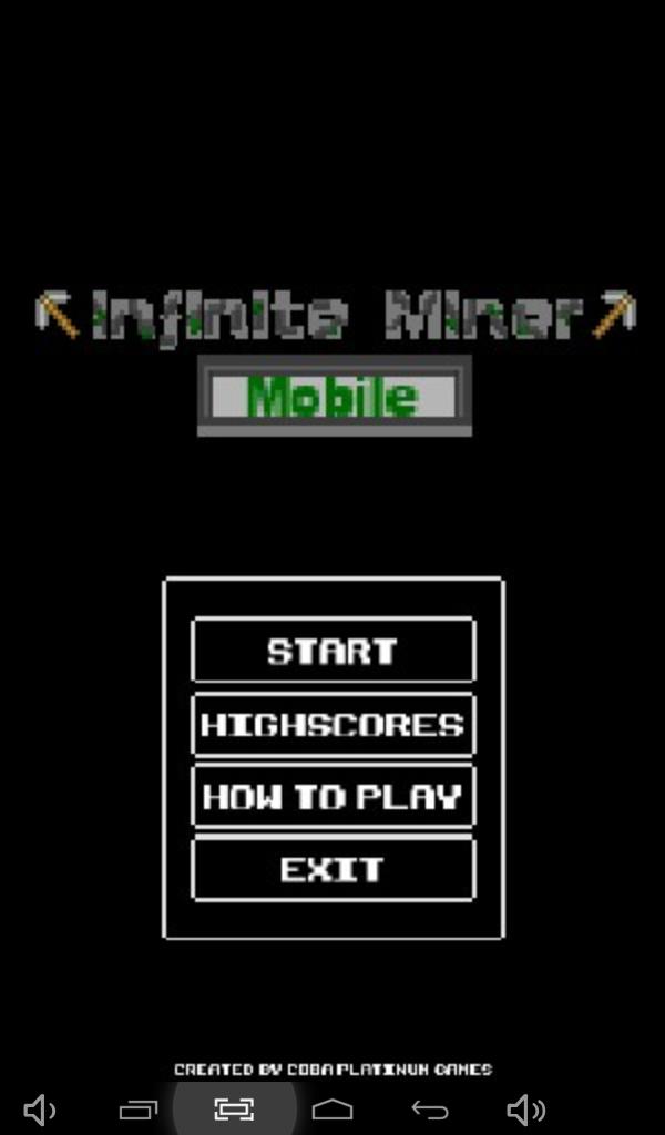 Infinite Miner Mobile