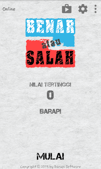 Benar Atau Salah