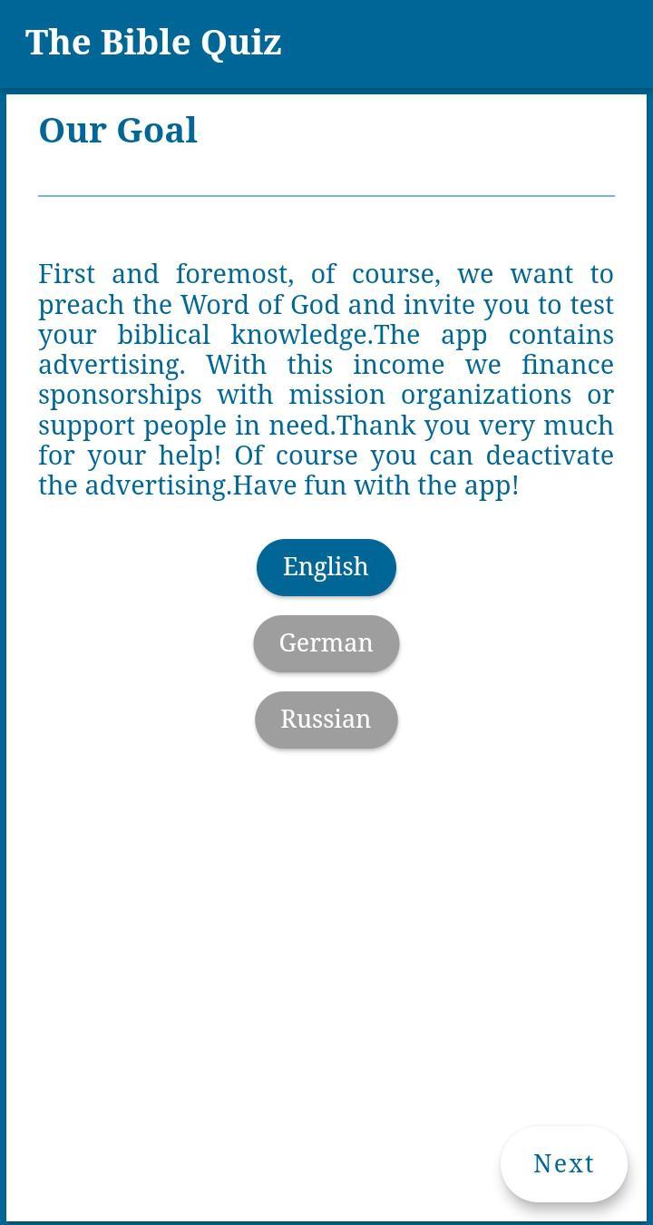 The Bible Quiz