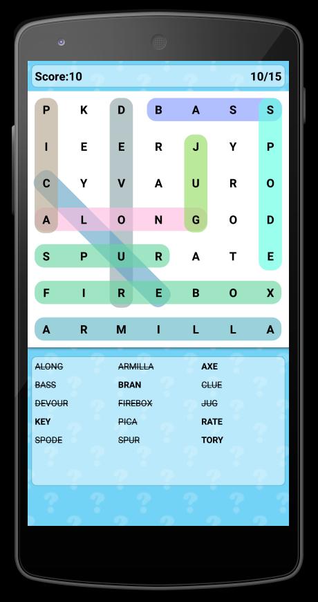 Word Search - Seek & Find Cros