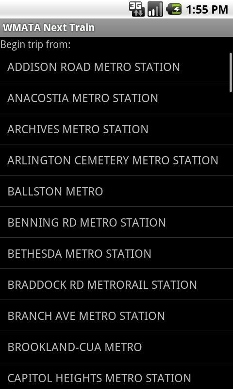 Railinator for WMATA