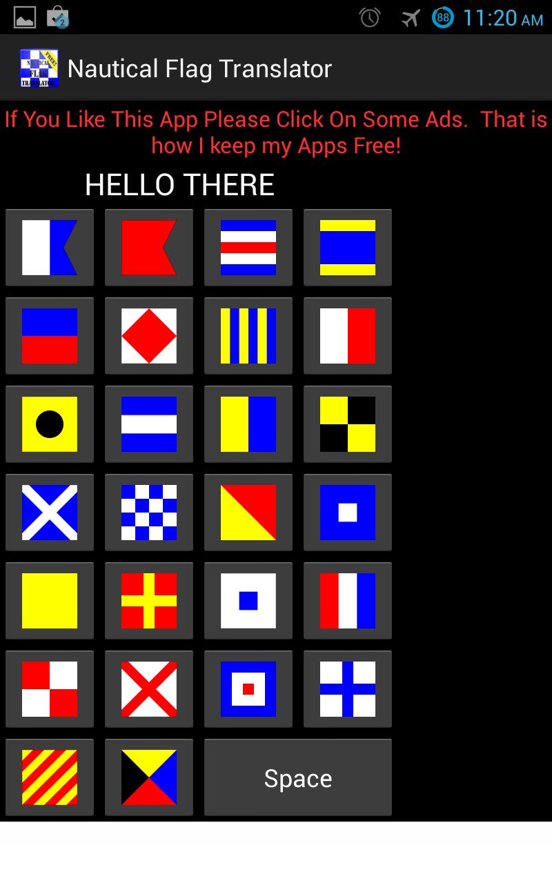 ICS Nautical Flag Translator