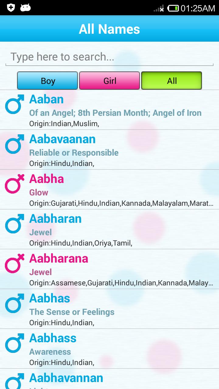 Indian Baby Names & Meaning