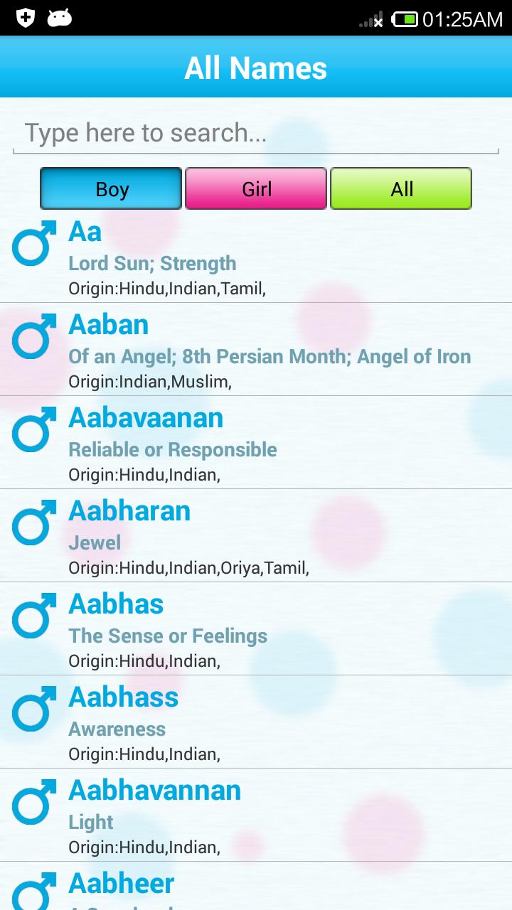 Indian Baby Names & Meaning