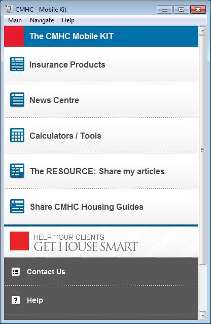 The CMHC Mobile KIT