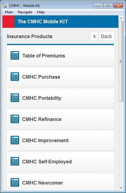 The CMHC Mobile KIT