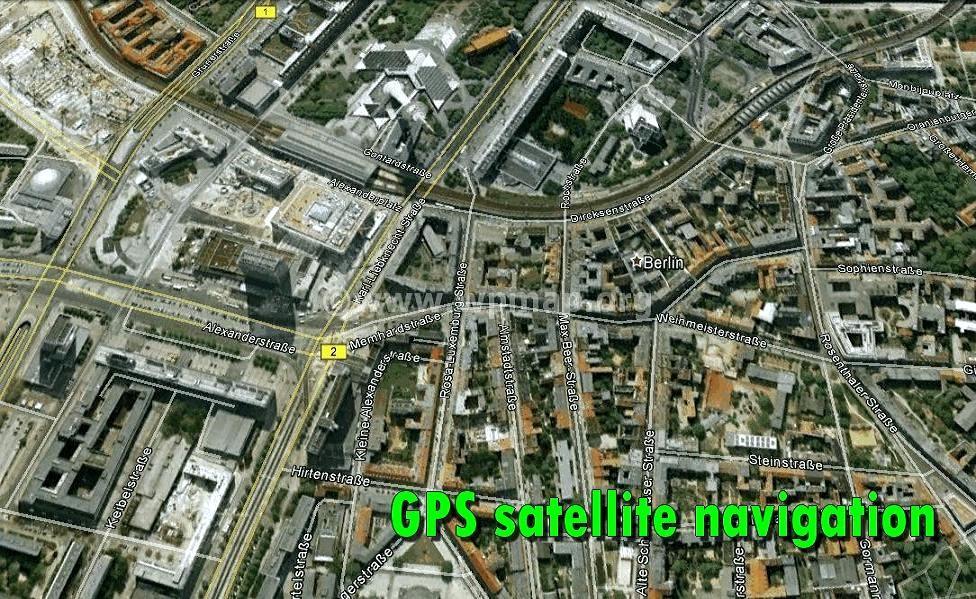 GPRS MAP satellite navigation