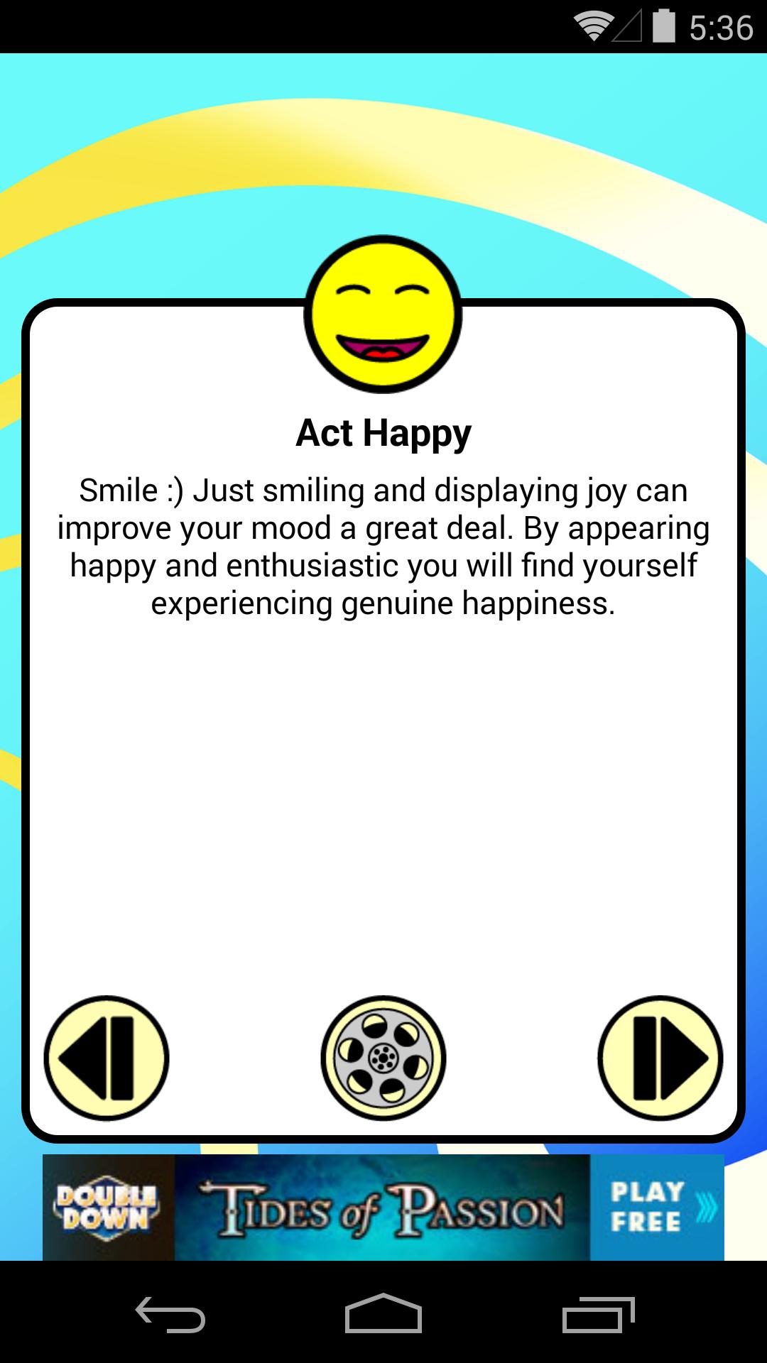 Be Happy! Lite: Happiness tips