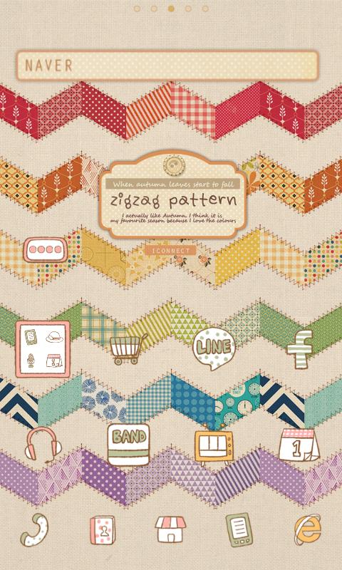 zigzag Dodol launcher theme