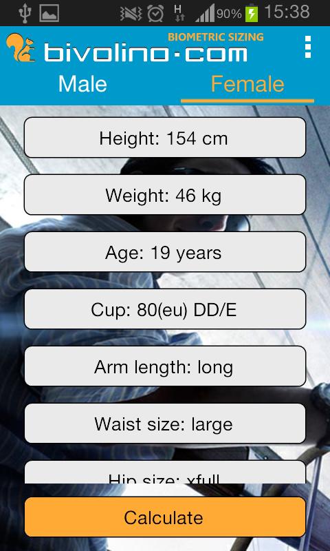 Bivolino - Biometric Sizing