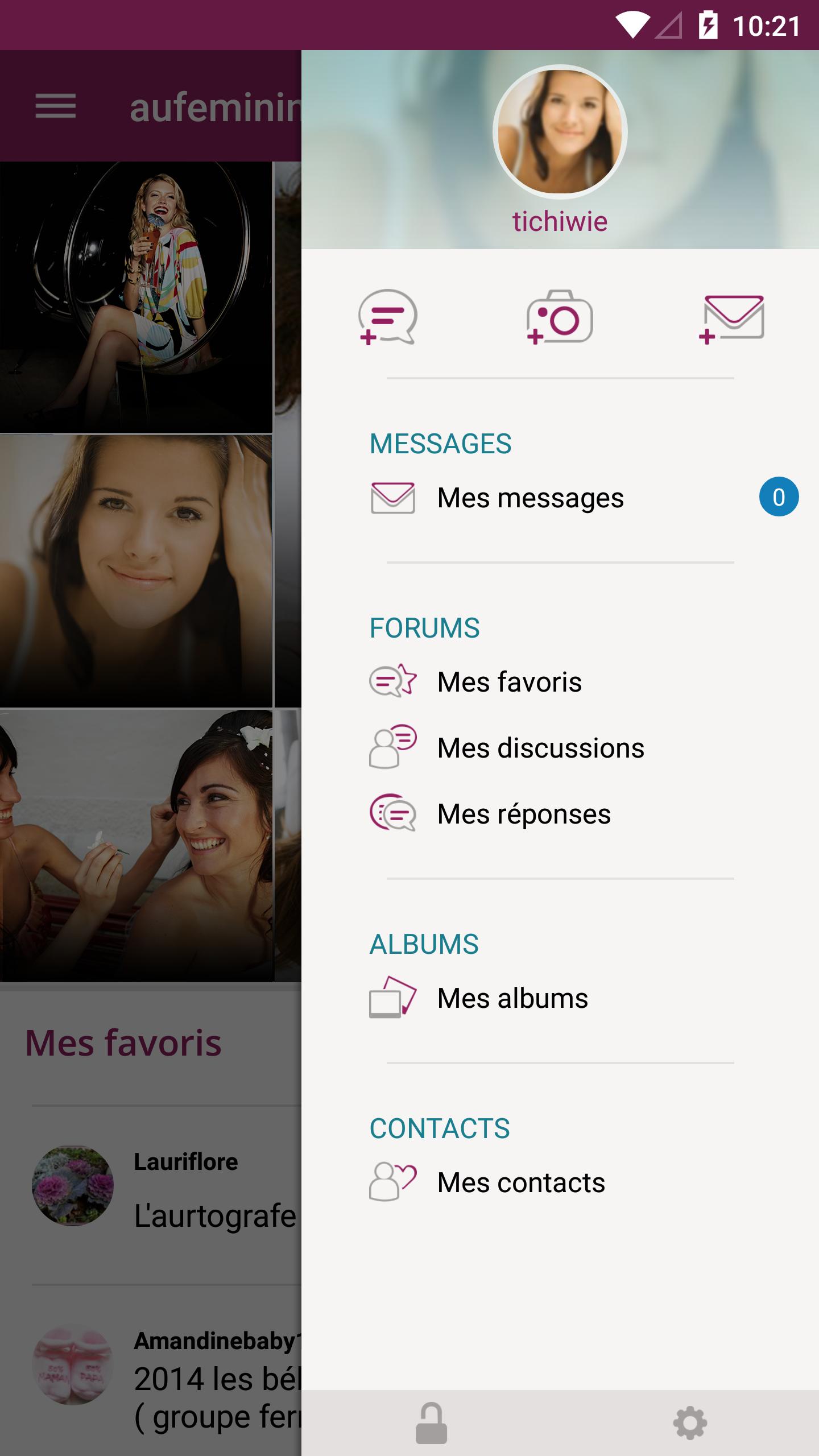 aufeminin : forums et albums