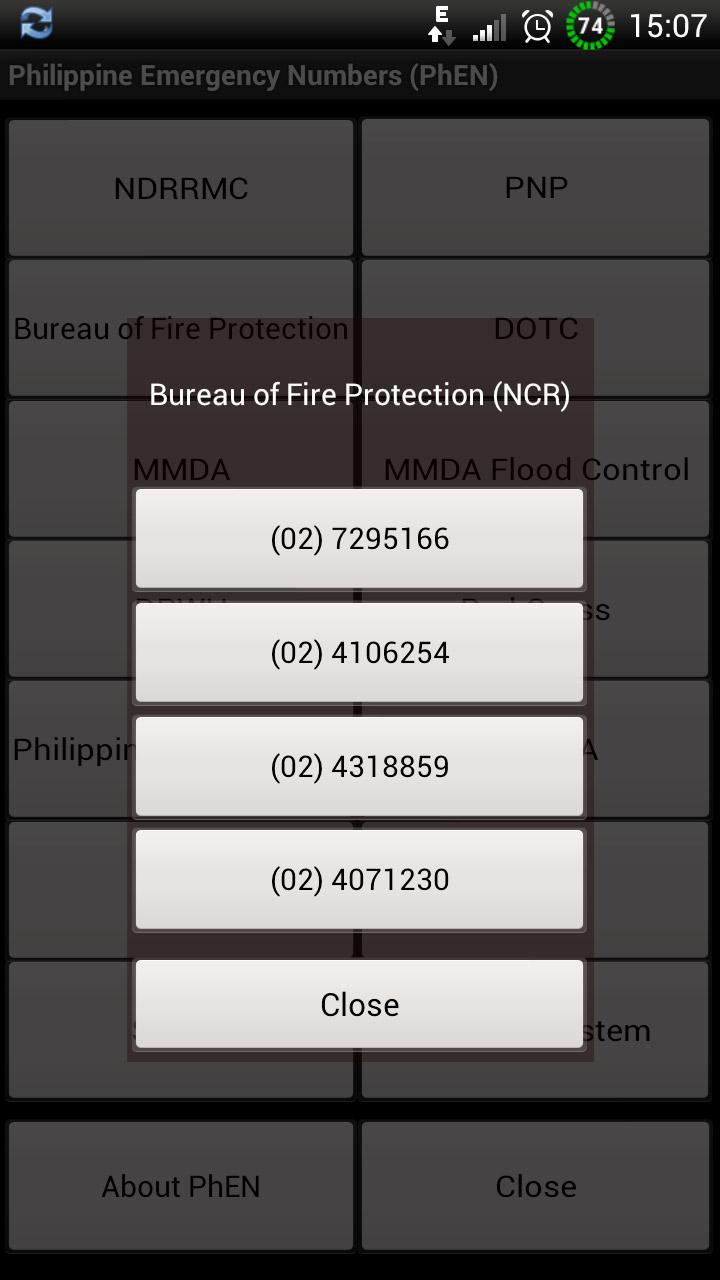 Philippine Emergency Numbers