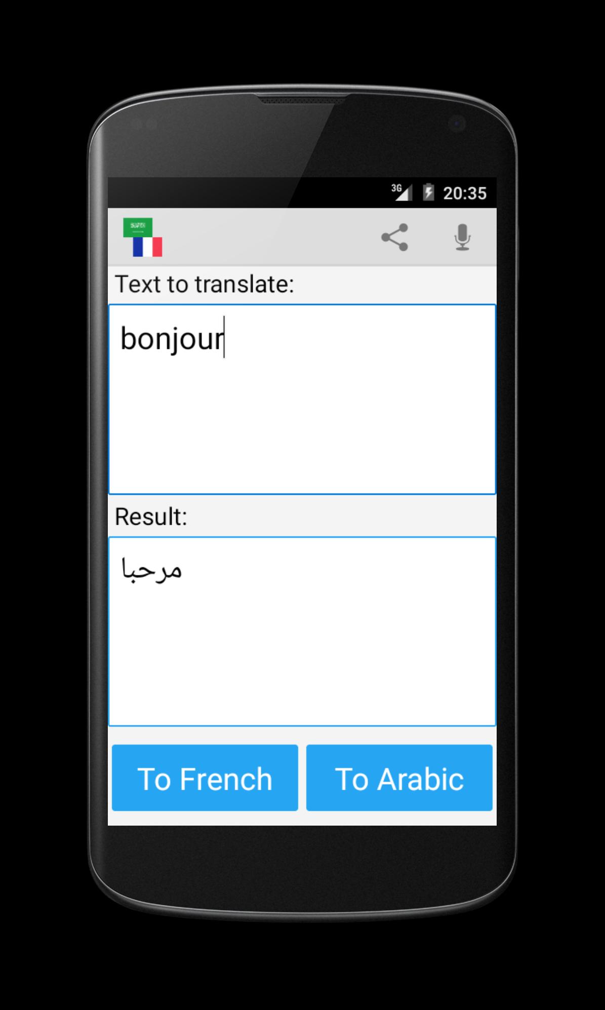 Arabic French Translator