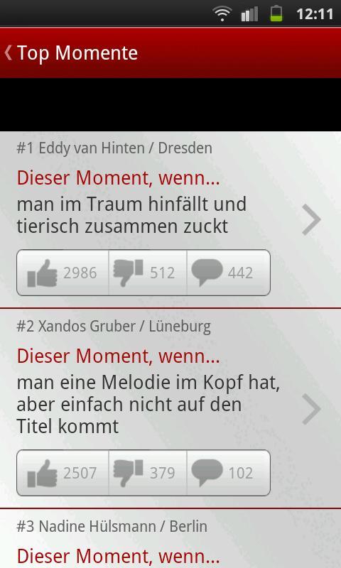 Dieser Moment, wenn...