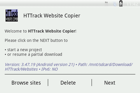 HTTrack Website Copier